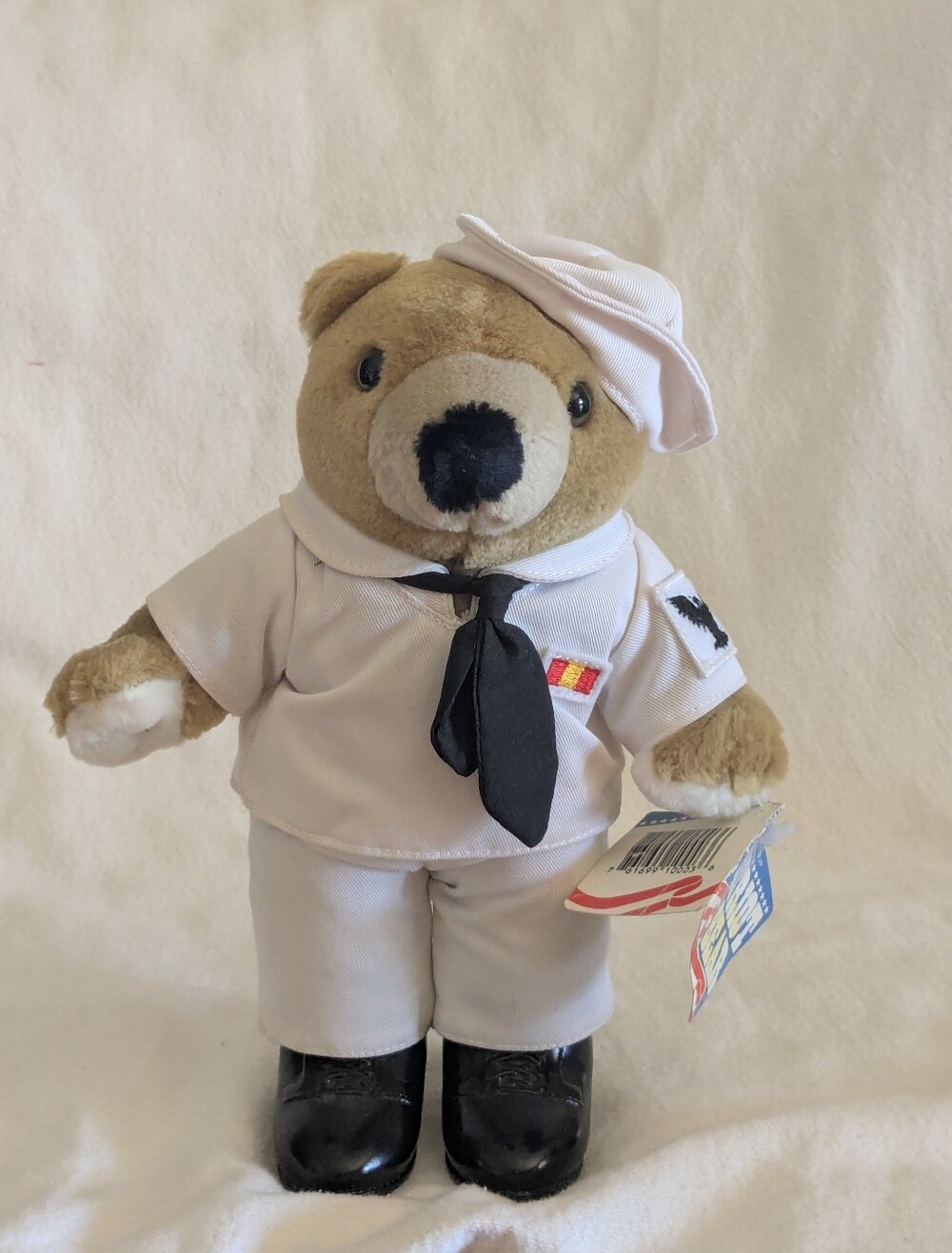 Vintage 1994 Patriot Bear US Navy Sailor Plush with Tags 11"